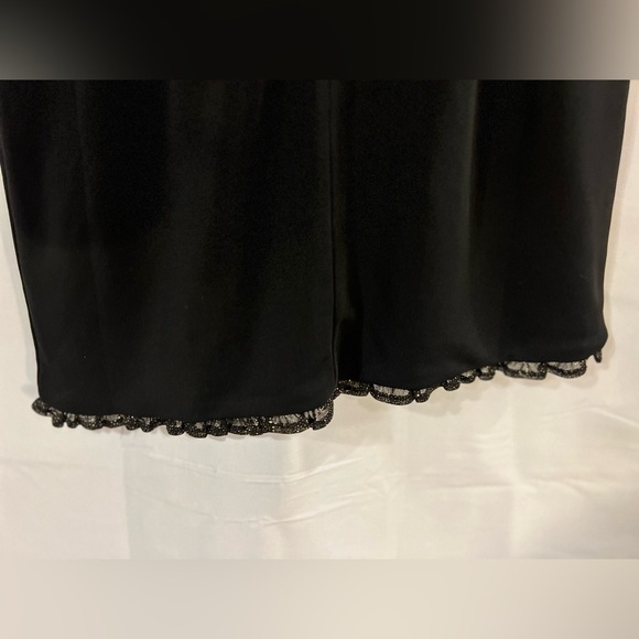 H:ours el dorado mini dress XS corset black metallic romantic whimsy goth​​​​​​ - Picture 10 of 16